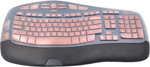 Vista 12 de Logitech K350 MK570 MK570 - Funda de silicona para teclado inalámbrico, Logitech K350 MK550 MK570 (negro)