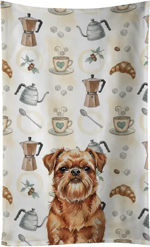 Vista 274 de Caroline's Treasures Afghan Hound - Toalla de cocina para barra de café, terciopelo frontal y lazo de algodón, lavable a máquina Sabueso afgano