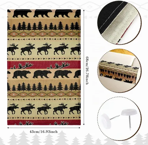 Vista 2 de Tegeme Funda para reposacabezas para silla reclinable, protector de reposacabezas estilo animal, protector de sofá, funda de silla para muebles