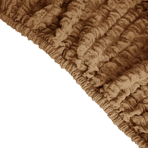 Vista 4 de vctops 4 fundas para sillas reclinables con textura de sirsaca a cuadros, suaves y elásticas, protector de muebles antideslizante con parte inferior