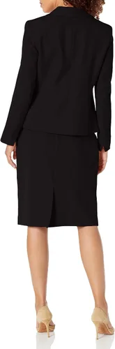 Vista 2 de Le Suit Women's JKT/Skirt Suit Negro