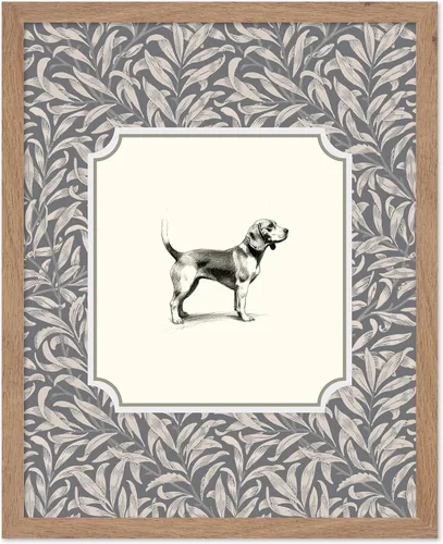 Vista 39 de Poster Master Póster Vintage de Cocker Spaniel Inglés - Impronta Retro de Perro - Arte Floral - Arte de Cachorros - Arte para Amantes de Animales