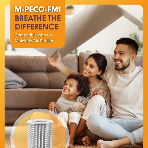 Vista 6 de Filter-Monster - Filtro de repuesto con 2 prefiltros de carbono de coco, juego de 3 – Compatible con Molekule PECO para purificador de aire Molekule
