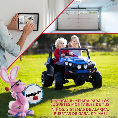Vista 5 de Energizer EN5-12, 5 Amp Hr 12 V, batería recargable de plomo ácido sellada AGM de larga duración, ideal para uso en puertas de garaje, paneles
