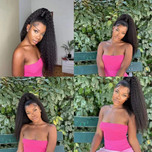 Vista 6 de 4 piezas de encaje suizo HD con borde de pelo de bebé, cabello virgen humano real, reutilizable, más natural para mujeres, línea de cabello