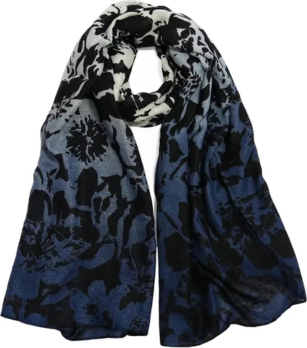 Vista 11 de JERLA Bufandas para mujer, ligeras, suaves, de moda, sólidas, bufanda, chal a cuadros