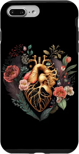 Vista 12 de Anatomical Heart and Flowers for Your Love Case for iPhone 17
