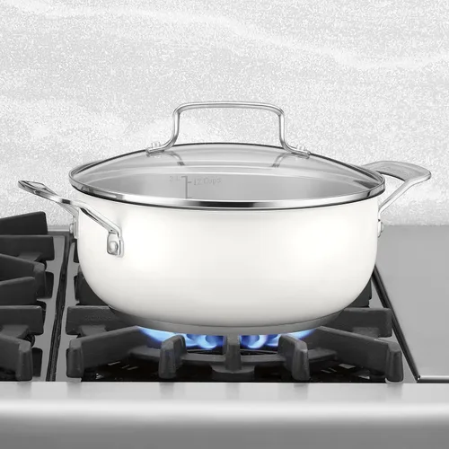Vista 3 de Cuisinart MW893545-24 Horno holandés de 4.5 cuartos de galón con tapa