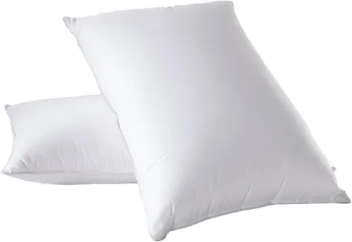 Vista 2 de sheetsnthings Almohada de plumón (individual), tamaño King 750 relleno blanco almohada de plumón, 500TC 100% algodón, relleno de 60 onzas, almohada