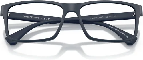Vista 5 de Emporio Armani Marcos rectangulares para gafas graduadas Ea3038 para hombre