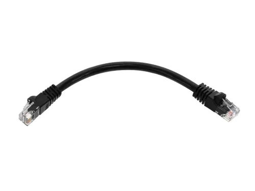 Vista 4 de Monoprice - Cable de red Ethernet Cat6 0.5 pies 24AWG 550MHz UTP de cobre desnudo, negro