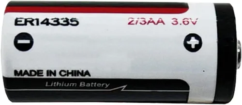 Vista 5 de Paquete de 2 baterías de litio primarias ER14335 2/3AA 3.6V 1650mAh para PC industrial, RAM de computadora, equipo médico
