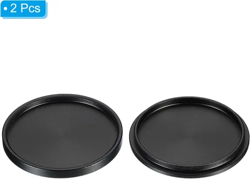Vista 3 de PATIKIL Tapa de lente de 1.594 in, 2 unidades de tapa de lente de cámara, cubierta universal frontal de metal para filtro de lente de metal