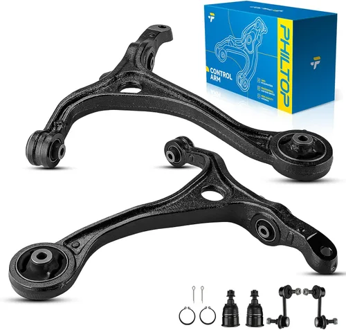 Vista 205 de PHILTOP 6 piezas de brazo de control delantero inferior con barra estabilizadora de rótula para Nissan Rogue 2014-2020 Rogue Sport 2017-2022 Qashqai