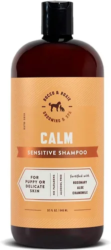 Vista 7 de Rocco & Roxie Supply Co. Champú y acondicionador para perros, champú calmante de avena para aliviar la picazón, champú hipoalergénico calmante