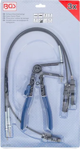 Vista 4 de BGS 9815 Alicates para abrazadera de manguera con cables Bowden intercambiables 25.000-26.378 in