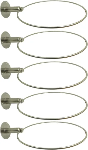 Vista 2 de AUXPhome Organizador de sombrero de vaquero de acero inoxidable para sombrero de vaquero 5/PK - Sin sombrero de vaquero