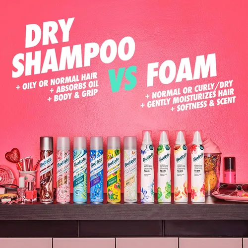 Vista 3 de Batiste - Espuma limpiadora sin agua + brillo con leche de coco, 3.6 onzas