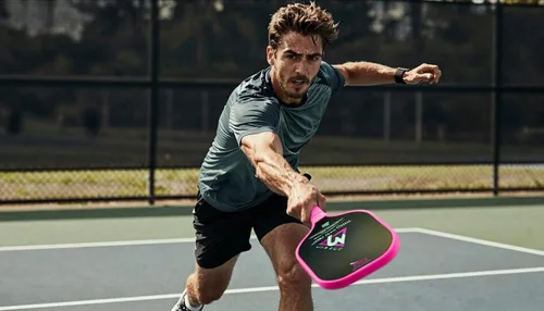 Vista 4 de EPP PowerFoam Core Pickleball Paletas - Diseño de superficie de fibra de carbono premium para un control definitivo
