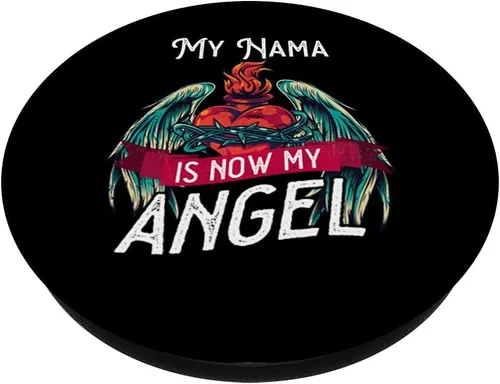 Vista 2 de Loving memory loss of My Nama angel in heaven PopSockets Swappable PopGrip