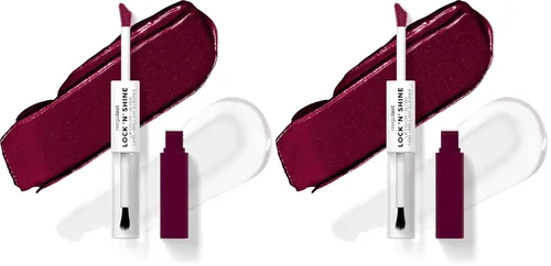 Vista 7 de wet n wild Megalast Lock 'N' Shine Lip Color + Gloss Lipstick Affogato Dreams
