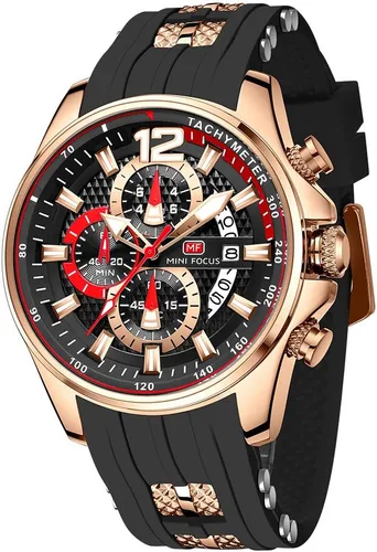 Vista 9 de AIMES Mens Watches for Men Casual Chronograph Waterproof Sport Military Watch Analog Quartz Movement Stylish Luxury Dress Wrist Watch Elegant Gift