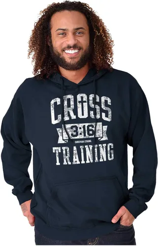 Vista 6 de Brisco Brands Cross Training 316 Christian Sudadera con capucha para mujer y hombre