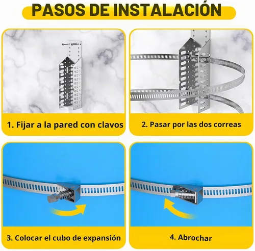 Vista 3 de ZhouDaShu Soporte de montaje de tanque de expansión para calentador de agua 1 juego.