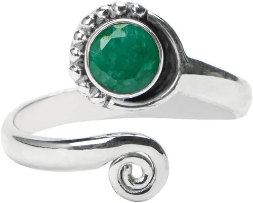 Vista 30 de Anillo de dedo del pie de piedra preciosa de plata de ley 925, joyería para el cuerpo, anillo de dedo del pie de la mano de la mano de la piedra