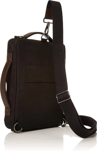 Vista 2 de Fossil Buckner - Mochila convertible y maletín para hombre Negro S
