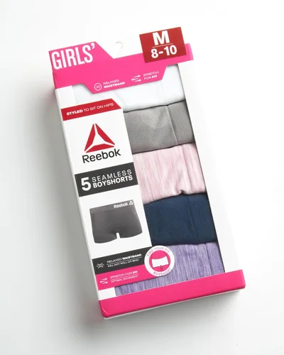 Vista 2 de Reebok Ropa interior para niña - Bragas sin costuras (5 unidades)