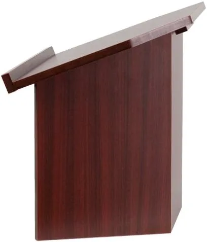 Vista 2 de Atril de mesa plegable, caoba, parte superior laminada, caoba