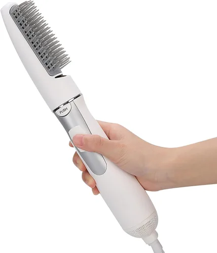 Vista 3 de FILFEEL Cepillo secador de pelo, eléctrico con cable, negro, secado rápido, multifuncional, reparación de cabello