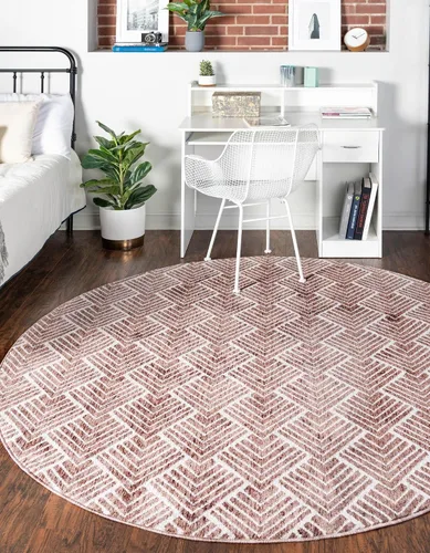 Vista 14 de Unique Loom Eco Trellis Collection - Alfombra de área - Osage (rectangular 2 pies 0 pulgadas x 3 pies 0 pulgadas, marfil carbón)