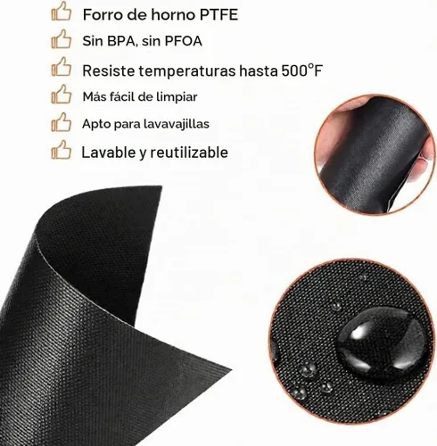 Vista 5 de 104 piezas de papel pergamino para freidora de aire Emeril Lagasse 26 QT