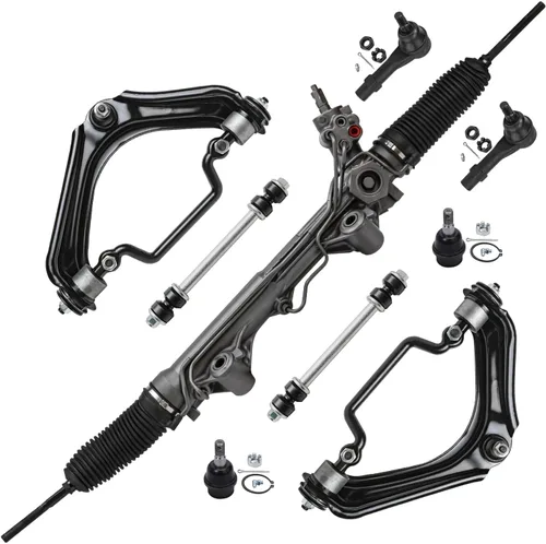 Vista 200 de Detroit Axle - Kit de brazos de control de extremo de 8 piezas para Toyota 2001-2003 Highlander 2002-2003 Camry Lexus ES300, 2 conjuntos de brazos