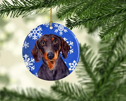 Vista 46 de Caroline's Treasures Cavalier Spaniel - Adorno de cerámica para colgar en el árbol de Navidad, para el hogar, Navidad, fiestas, regalo, 3 pulgadas