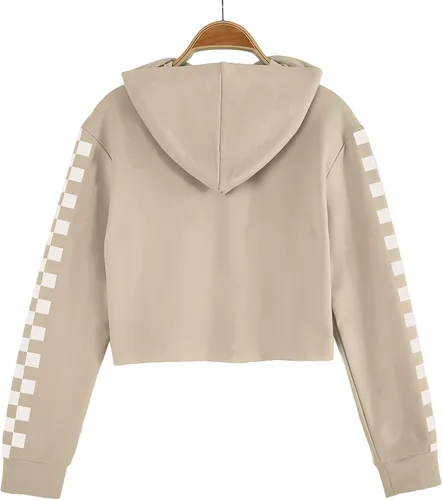 Vista 3 de Meikulo Conjunto de 2 piezas para niñas, sudaderas con capucha y pantalones deportivos de manga larga