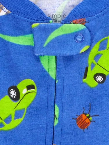 Vista 41 de Simple Joys by Carter's Pijama de algodón sin pies de ajuste cómodo para niños (3 unidades)