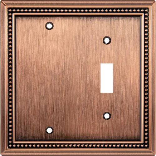 Vista 93 de Henne Bery Sunken Pearls Placa de Pared Decorativa de Servicio Pesado Placa de Interruptor Cubierta de Tomacorriente