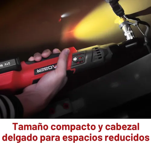 Vista 6 de AOBEN Kit de llave de trinquete inalámbrica de 21 V de 1/2 pulgadas - 74 pies-libras, trinquete de potencia eléctrica sin escobillas con velocidad