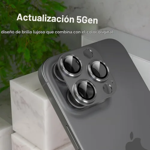 Vista 7 de Choiche Compatible con iPhone 16 Pro/iPhone 16 Pro Max, protector de lente de cámara brillante con protector de pantalla de lente de vidrio templado