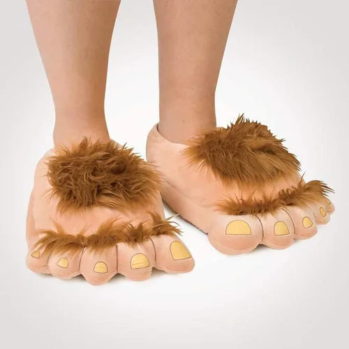 Vista 8 de Ibeauti 2 pares de pantuflas divertidas para adultos, para hombres, mujeres, parejas, para disfraz