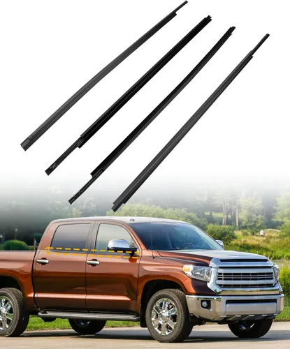 Vista 15 de Cinta de sellado para ventana, compatible con Toyota 4Runner de 4 puertas 1996-2002, juego de cinturón de sellado de moldura de ventana
