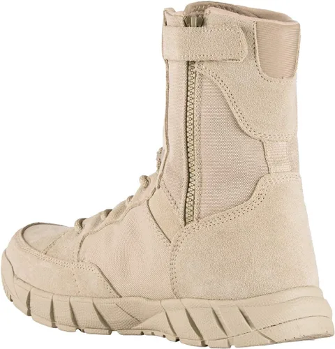 Vista 3 de FREE SOLDIER Mens Tactical Boots 8 Inches Lightweight Combat Boots Durable Suede Leather Military Work Boots Desert Boots