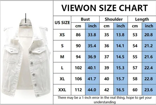 Vista 6 de Chaleco de mezclilla casual para mujer, sin mangas, rasgado, chaleco con bolsillos