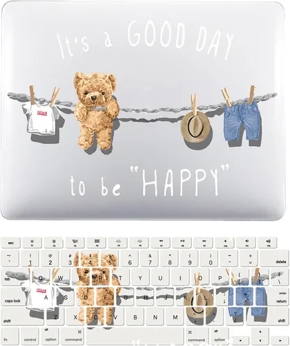 Vista 12 de Carcasa rígida para MacBook Air de 11 pulgadas 2018 2017 2016 2015 2014 2013 2012 versión modelo A1370 A1465, Air de 11.6 pulgadas cubierta dura