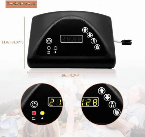Vista 2 de Panel de control digital, piezas de repuesto Masterbuilt, compatible con Masterbuilt MB20071317/ 20071117/ 21071218 y más modelos de ahumadores