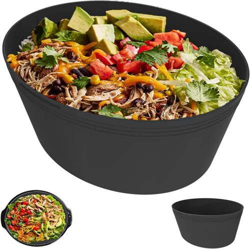 Vista 10 de FROVEN Forros de silicona para olla de cocción lenta de 4-4.5 cuartos, ovalados – Reutilizables, acolchados, con peso y resistentes. Compatibles