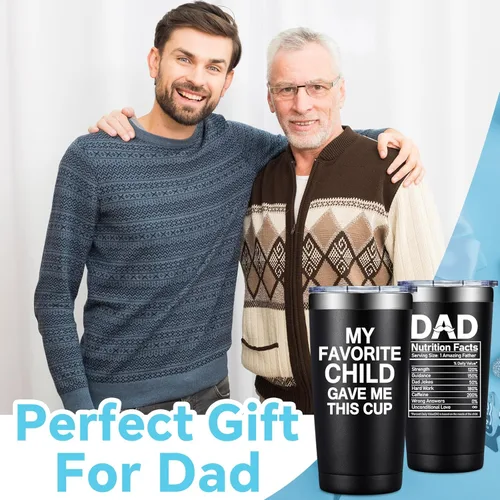 Vista 2 de Fufandi Regalo del día del padre, regalos para papá de hija, hijo y niños, regalos de Navidad y cumpleaños para papá, marido, hombres, padre, él